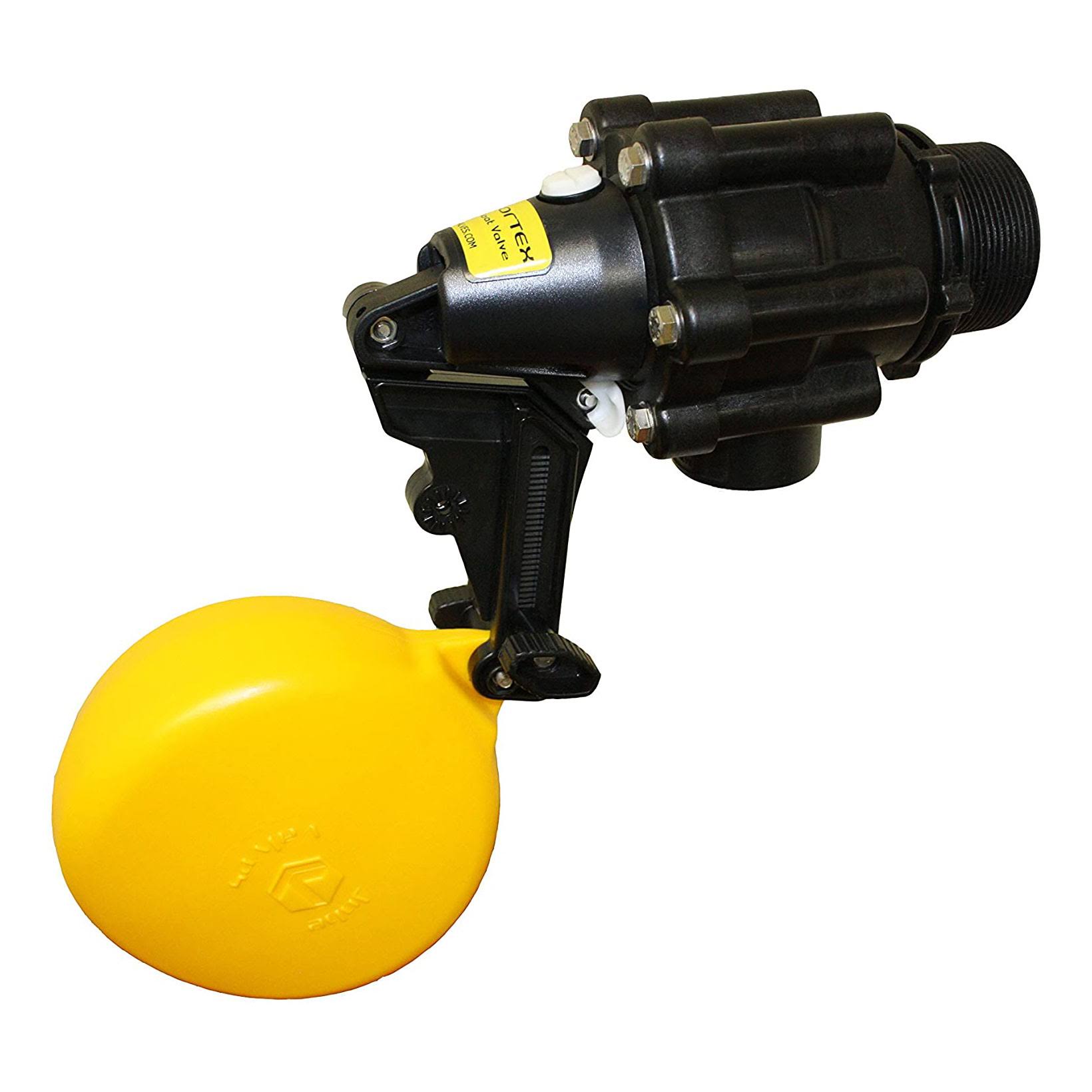 Jobe Valves J-VXV2 Vortex Water Tank Floating Valve, 2 inch, Yellow (3 Pack)