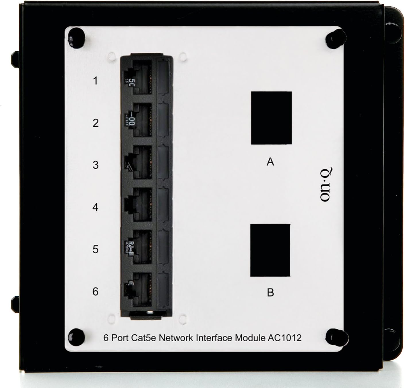 Legrand, Home Office & Theater, Network Switch, Platinum Grey, 6 Port, AC1012 Pack of 2