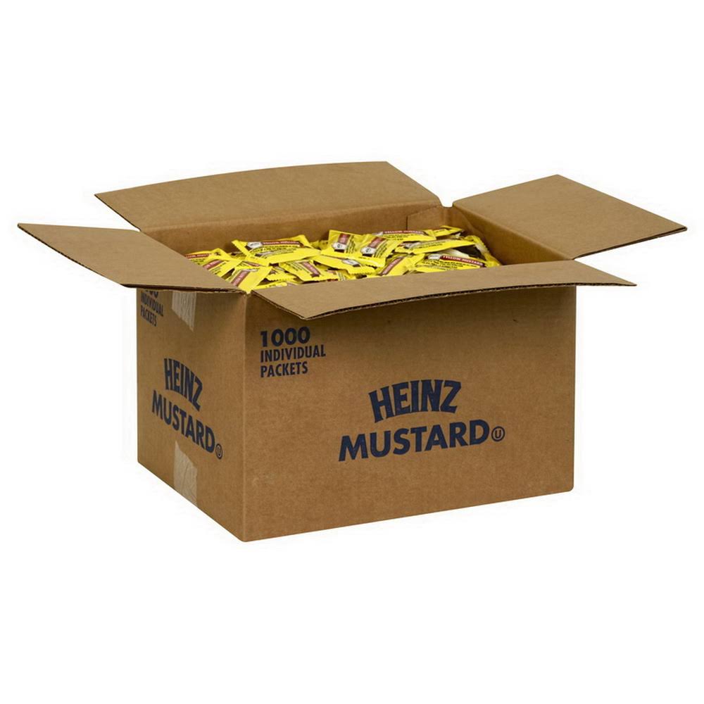 Heinz Mild Mustard Single Serve (1000 ct Casepack)