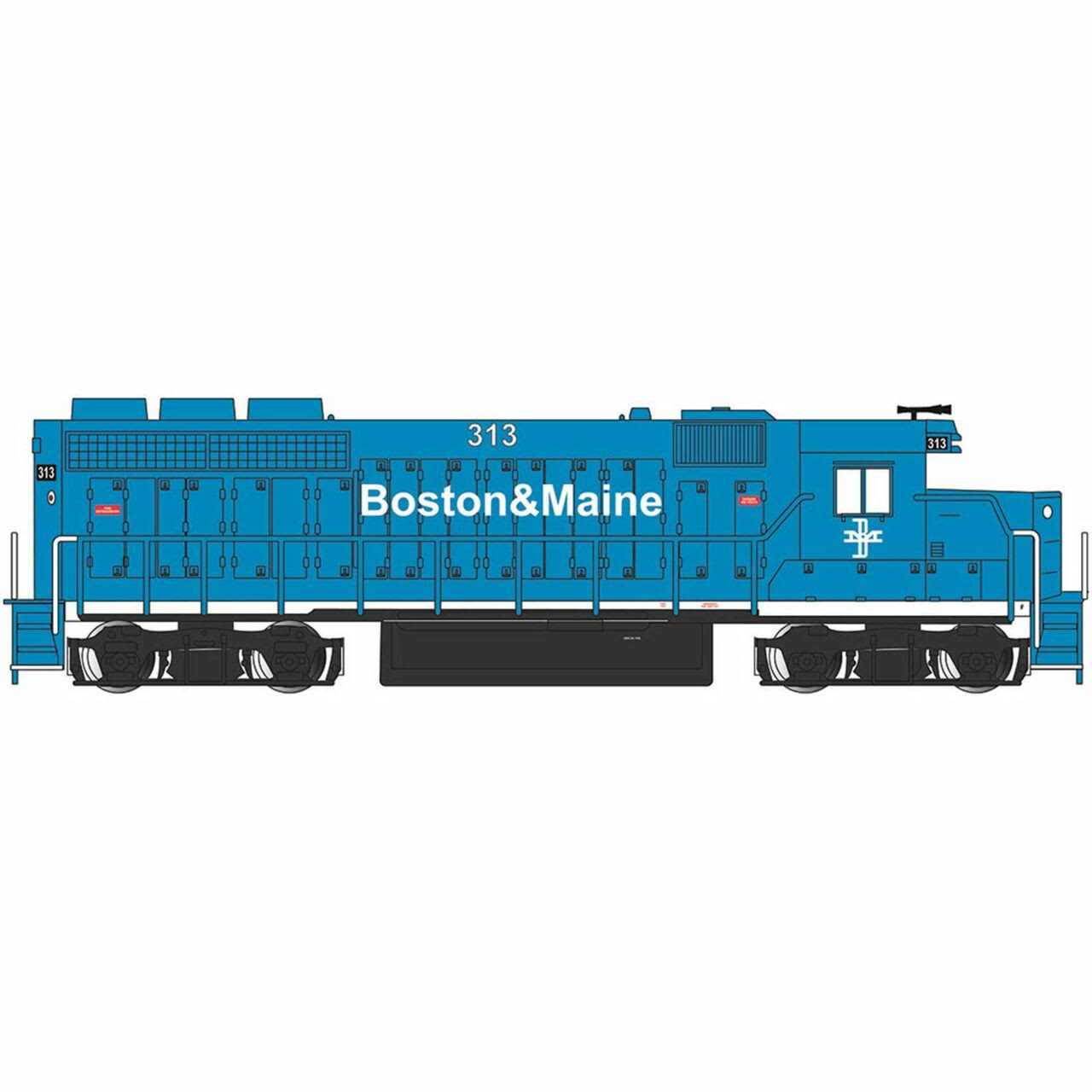 Bachmann N GP40 Bu0026M #313 - BAC63564