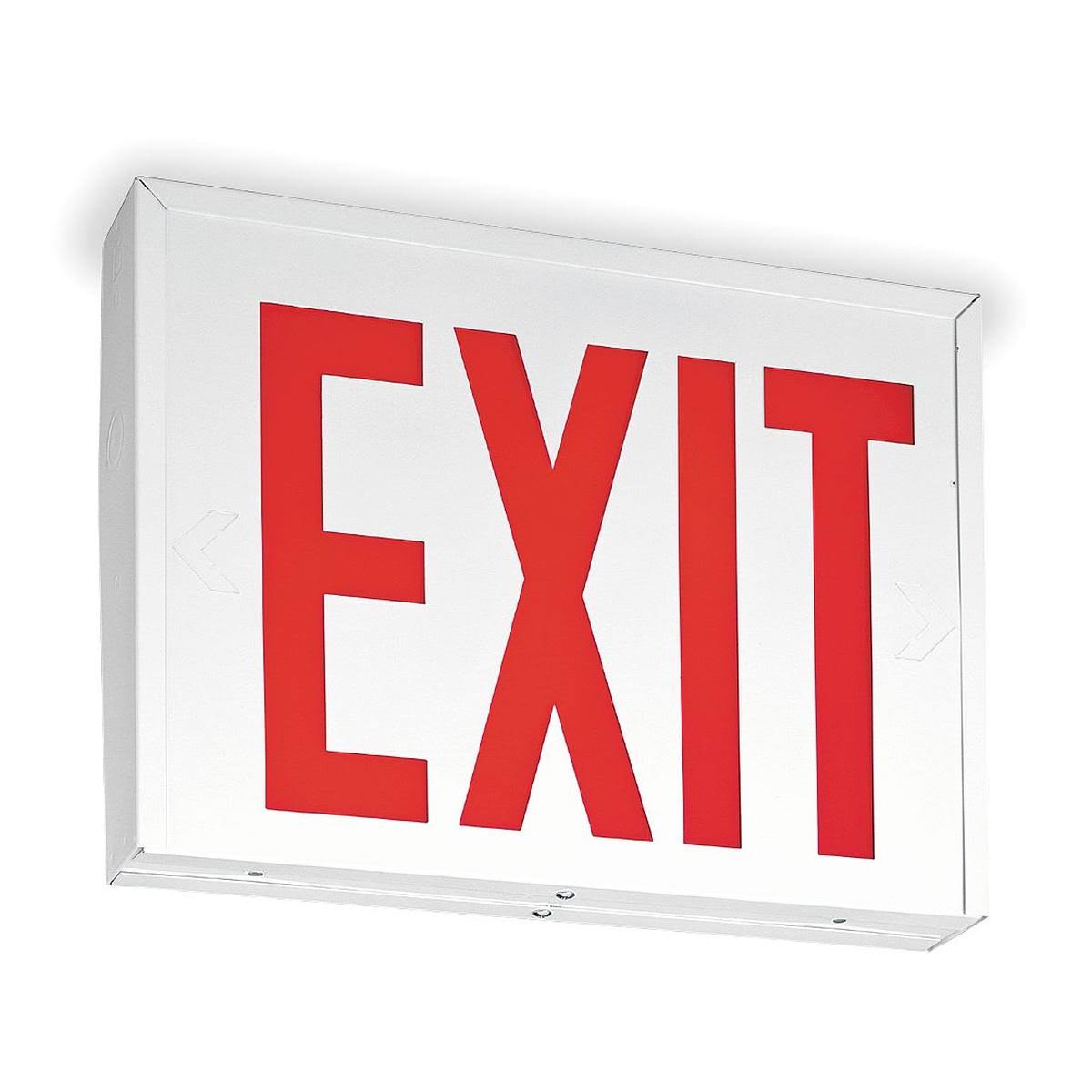 Acuity Lithonia Steel LED Exit Sign, LXNY W 3 R