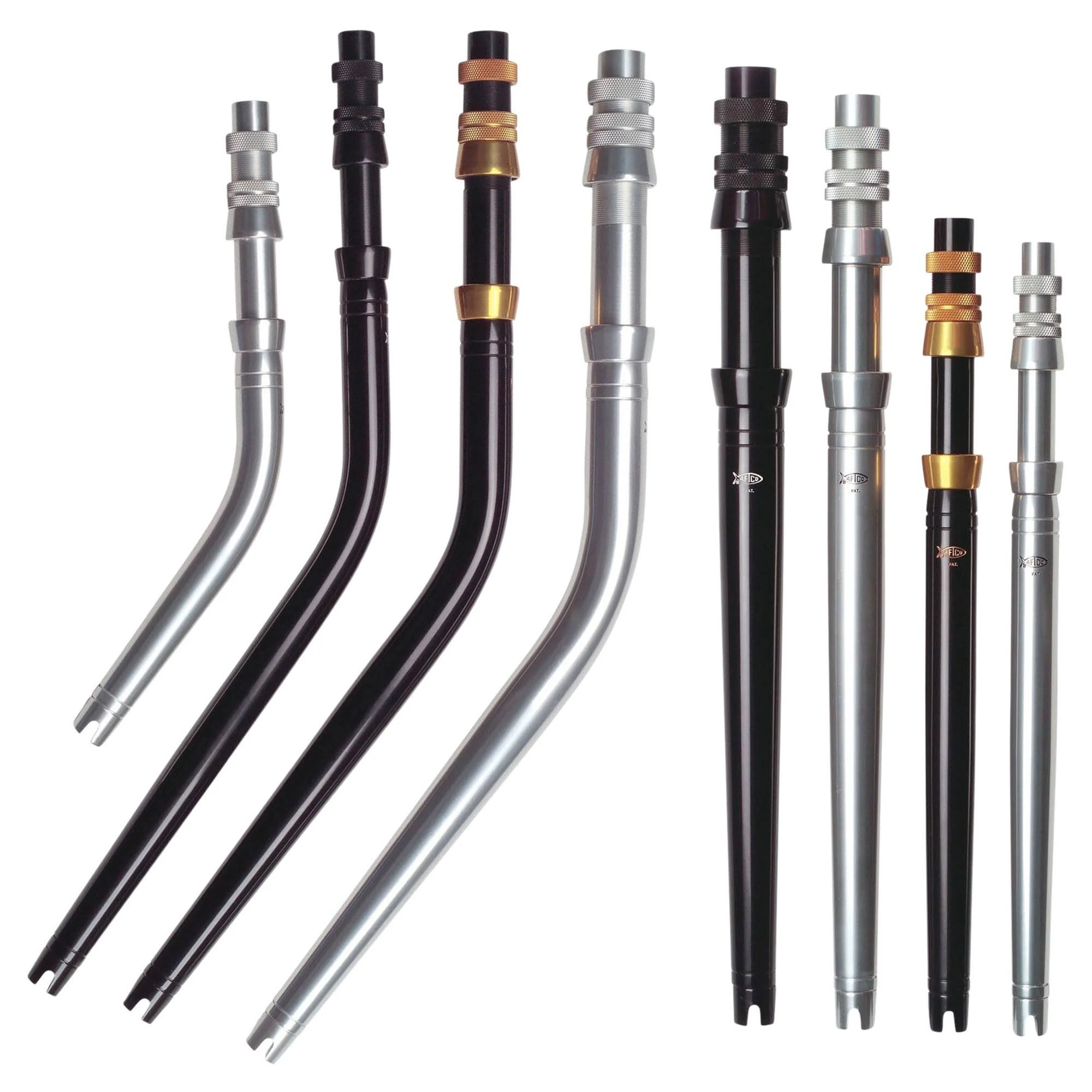 AFTCO Unibutt - UBC6 Bshg - Long Curved - Black/Shimano Gold