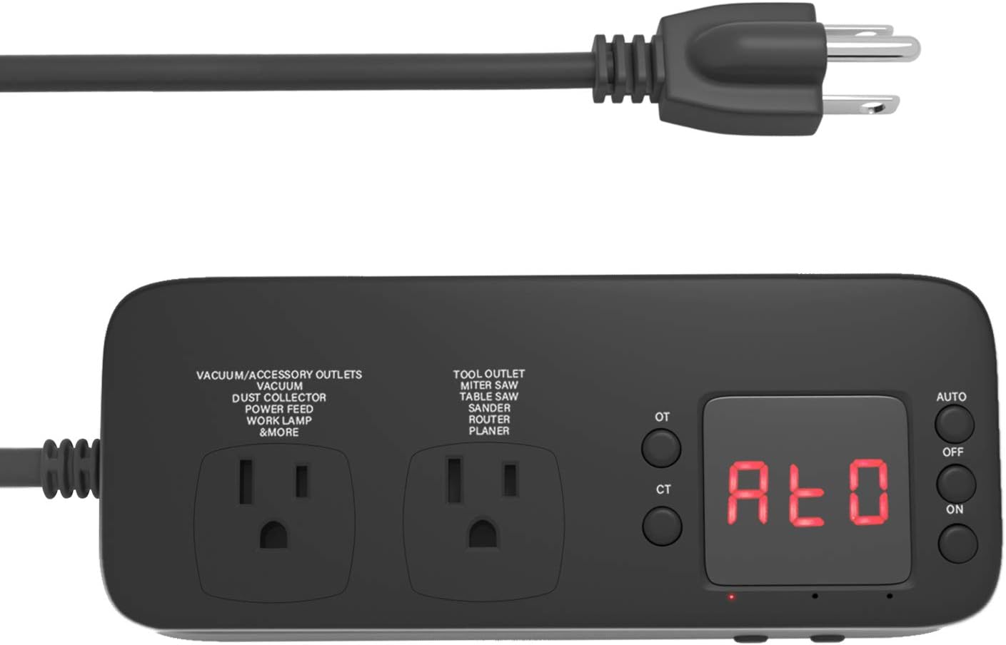 [New Generation] Automatic Vacuum Switch for Power Tools, Etoolcity Unique Current Sensing Technology to Delay Vacuum On to Prevent Circuit Overload, Eliminating Circuit Breaker Tripping