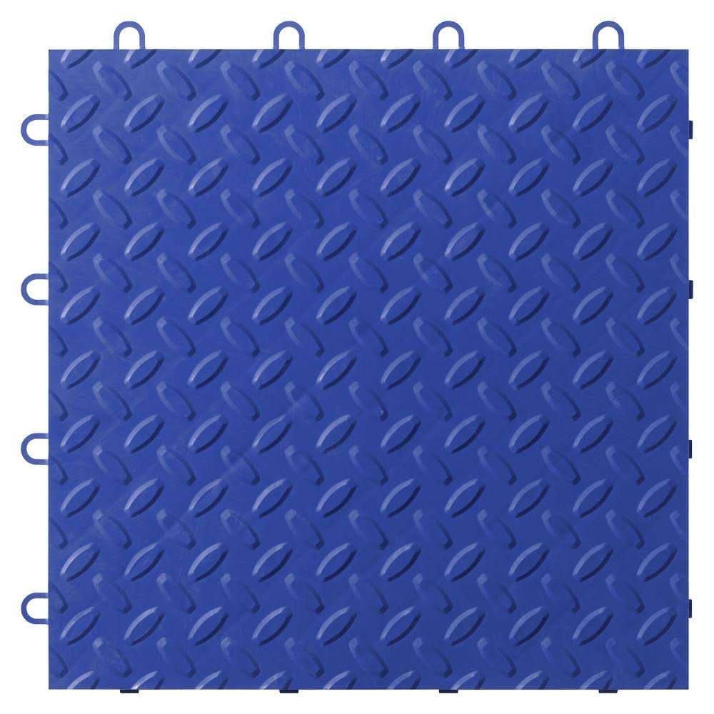 Gladiator Blue Tile Flooring (24-Pack)
