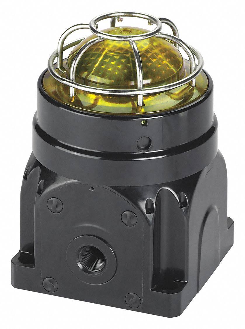 Federal Signal G-LED-AC-D-Y Beacon Warning Light,yellow,surface MNT