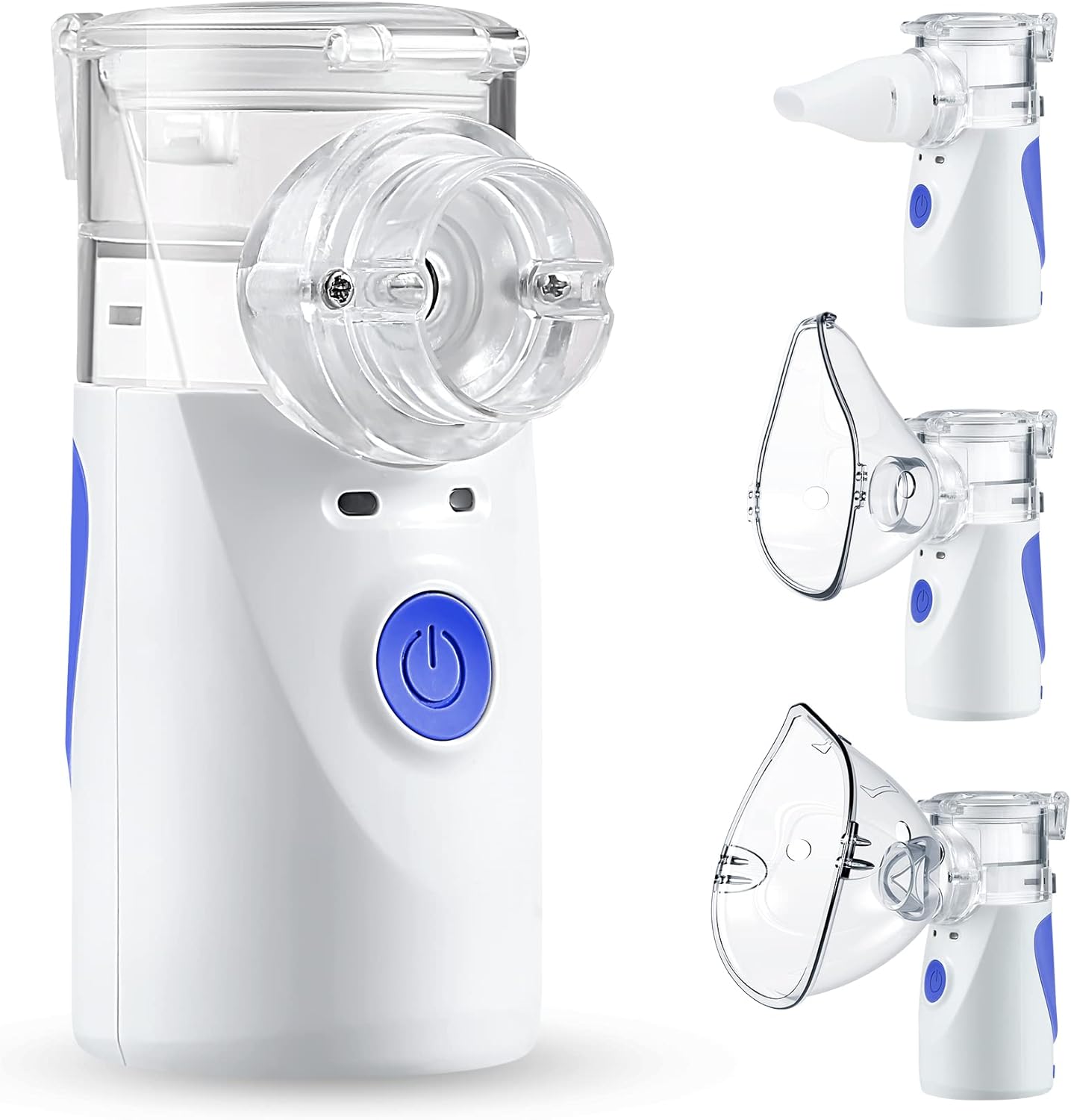 Nebulizer Machine for Adults and Kids, Portable Nebulizer of Cool Mist, Handheld Mesh Nebulizer, Steam Inhaler for Travel or Home Daily Use