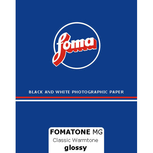 Foma 41554 Fomatone 131 VC Fb Warmtone Glossy 5x7, 100 Sheets (Black)