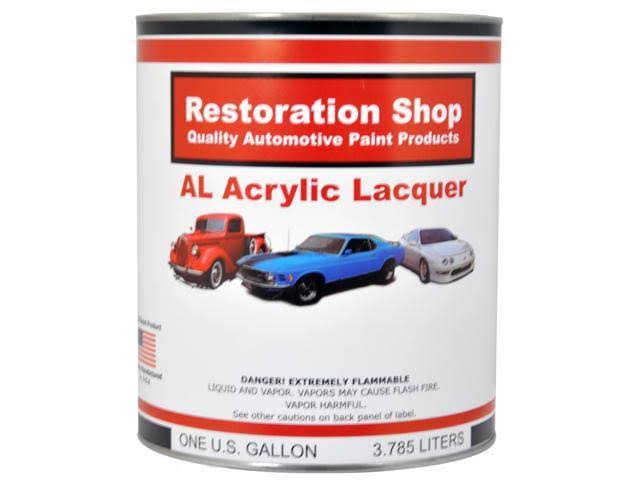 Glacier Blue Acrylic Lacquer Single Stage Car Auto Paint Complete Medium Gallon Kit - Restoration Shop