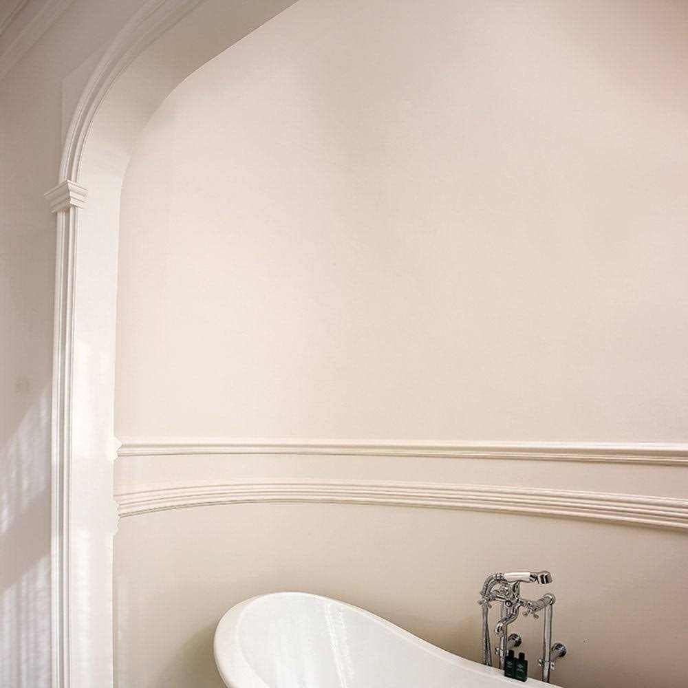 FP9020 Orac Decor High Impact Flexible Polyurethane Panel MOULDING Primed White 3-3/4in H x 78in Long