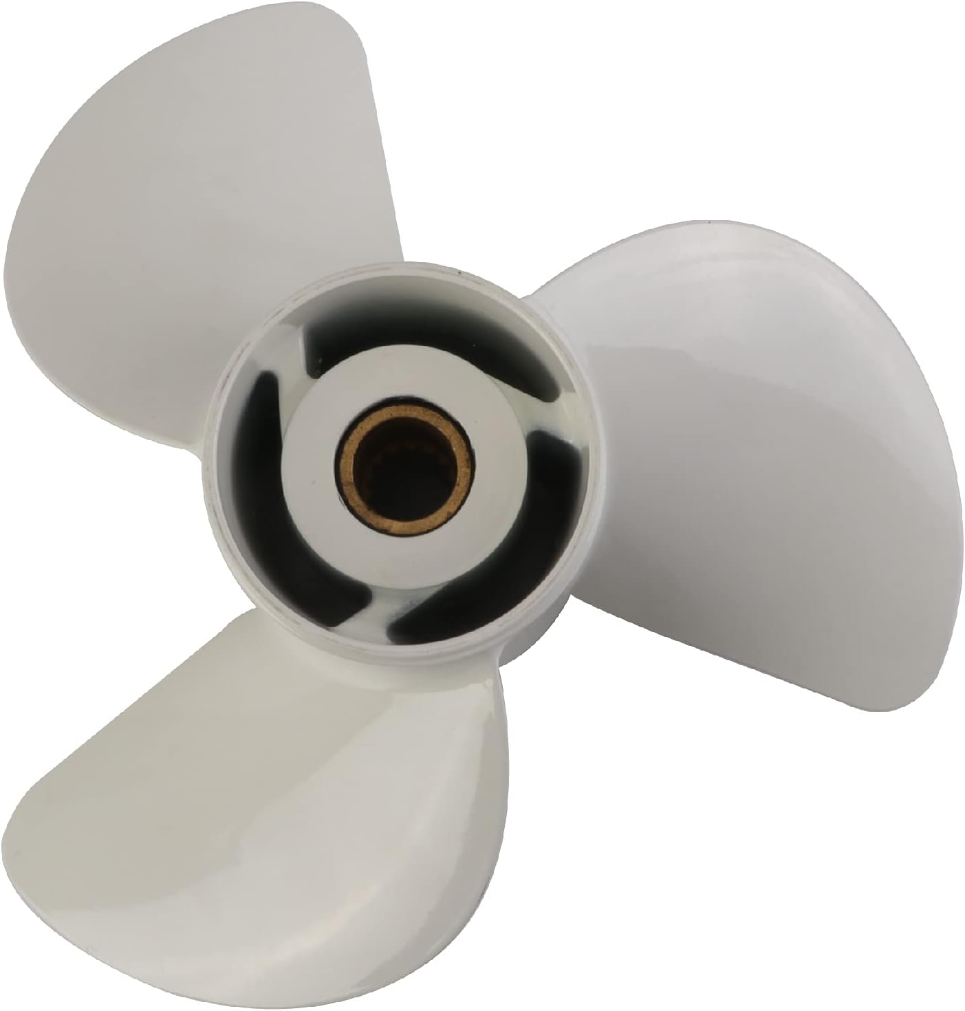 DOLKSN Boat Engine Propeller for Yamaha Boat Outboard Motor Propeller 60HP-130HP Outboard Engine 13 1/4 x 17 PitchAluminium Alloy Propeller 6E5-45945-01-EL 6E5-45945-01-00 Pack of 2