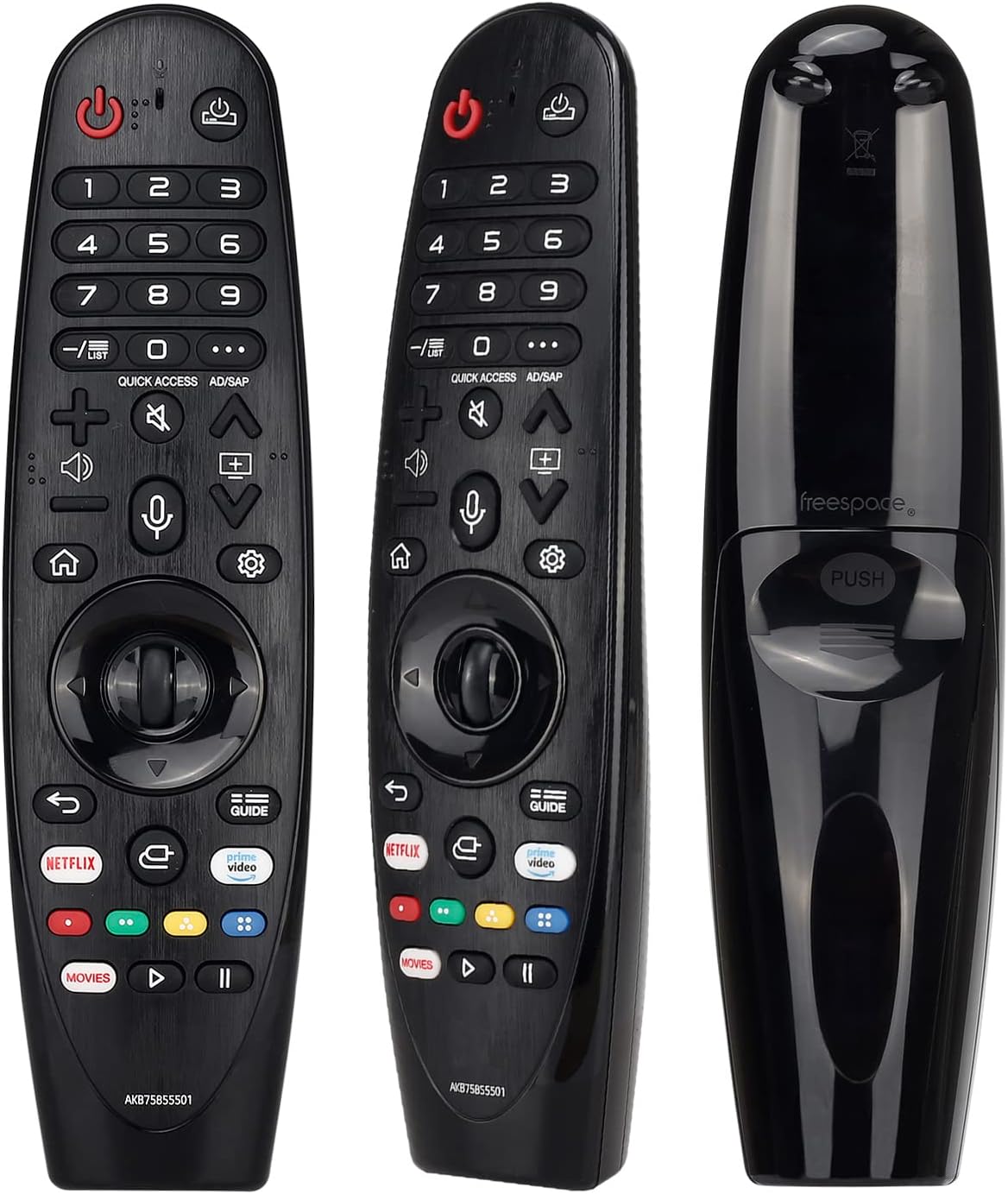 CHUNGHOP Original Magic and Voice Remote Control MR20GA AKB75855501 Compatible with LG Smart TV 2020, Fit for OLED55CXPUA UN85 UN81 UN80 UN74 UN73 UN71, with Point, Click and Scroll Function Pack of 2