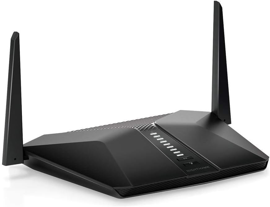 NETGEAR Nighthawk AX4 4-Stream WiFi 6 Router (RAX40) - AX3000 Wireless Speed (up to 3Gbps) | Coverage for Small-to-Medium Homes | 4 x 1G Ethernet and 1 x 3.0 USB ports (Renewed) Pack of 2
