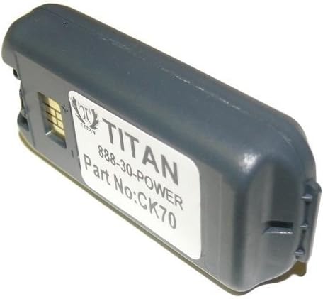 Titanium Replacement Battery for Intermec CK70 and CK71 - Replaces 318-046-001 Pack of 2