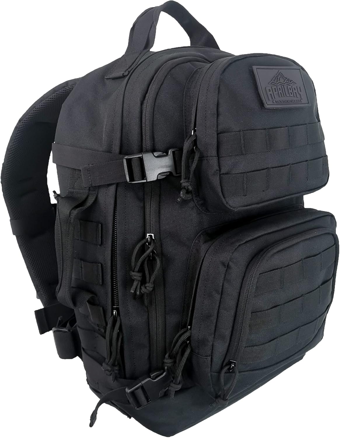 APRILBAY Tactical Backpacks,Beach Backpack,Hiking Backpacks,Molle Backpack,Daily Outdoor Backpacks,Survival Backpacks (Classical Black)