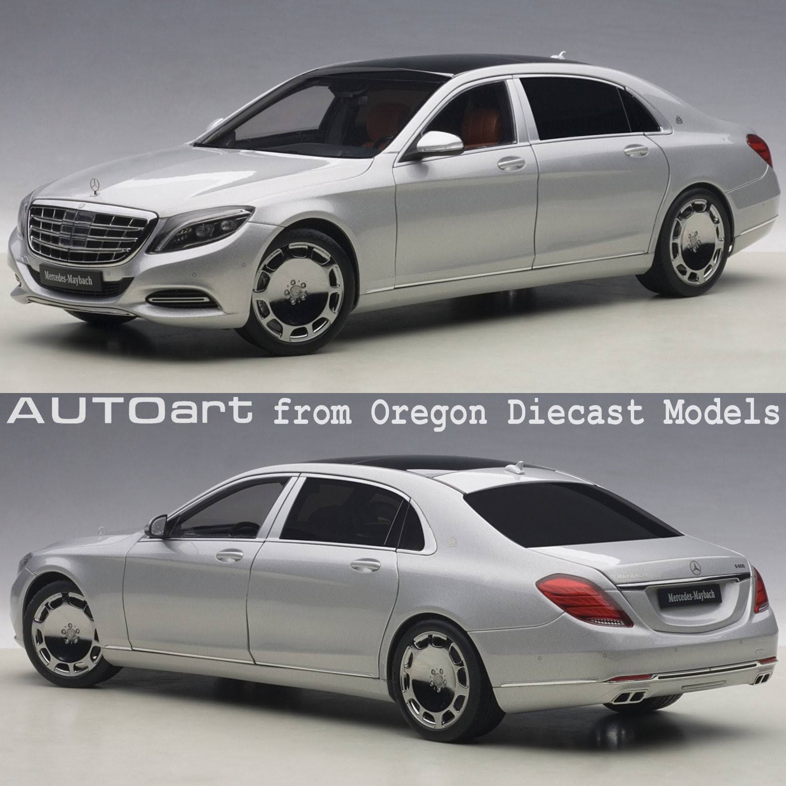 AUTOart 76292 1/18 Mercedes Maybach S-Klasse S600 Silver Composite