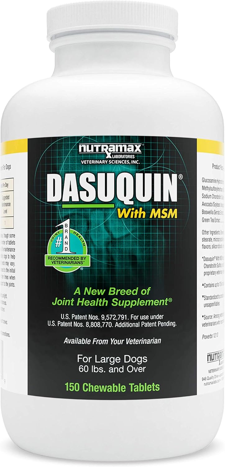 Nutramax Dasuquin with MSM Chewables, Large Dog Pack of 2