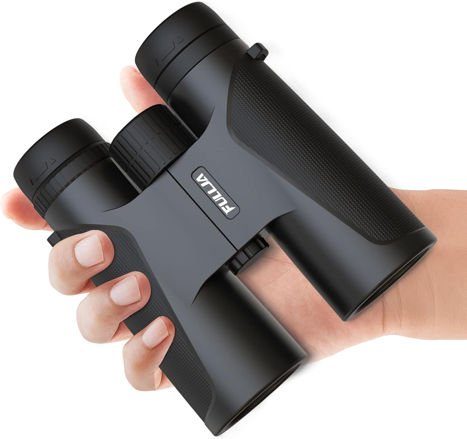 12&times;42 Compact Binoculars for Adults - Fullja HD Waterproof Lightweight Binoculars with Clear Low Light Vision, Easy Focus Binocular for Bird Watching, Hiking, Concert, Travel, Outdoor, Sports, Opera