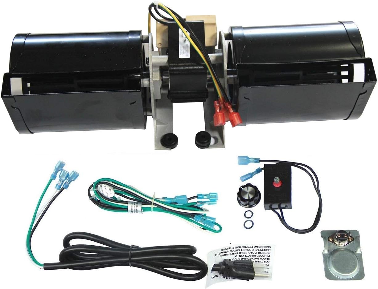 Mr. KAN GFk-160 Fireplace Blower Fan Kit for Heat N Glo, Quadra Fire, Hearth and Home, Lennox, Superior, Regency, Gas Fireplaces Fan for GFk-160A