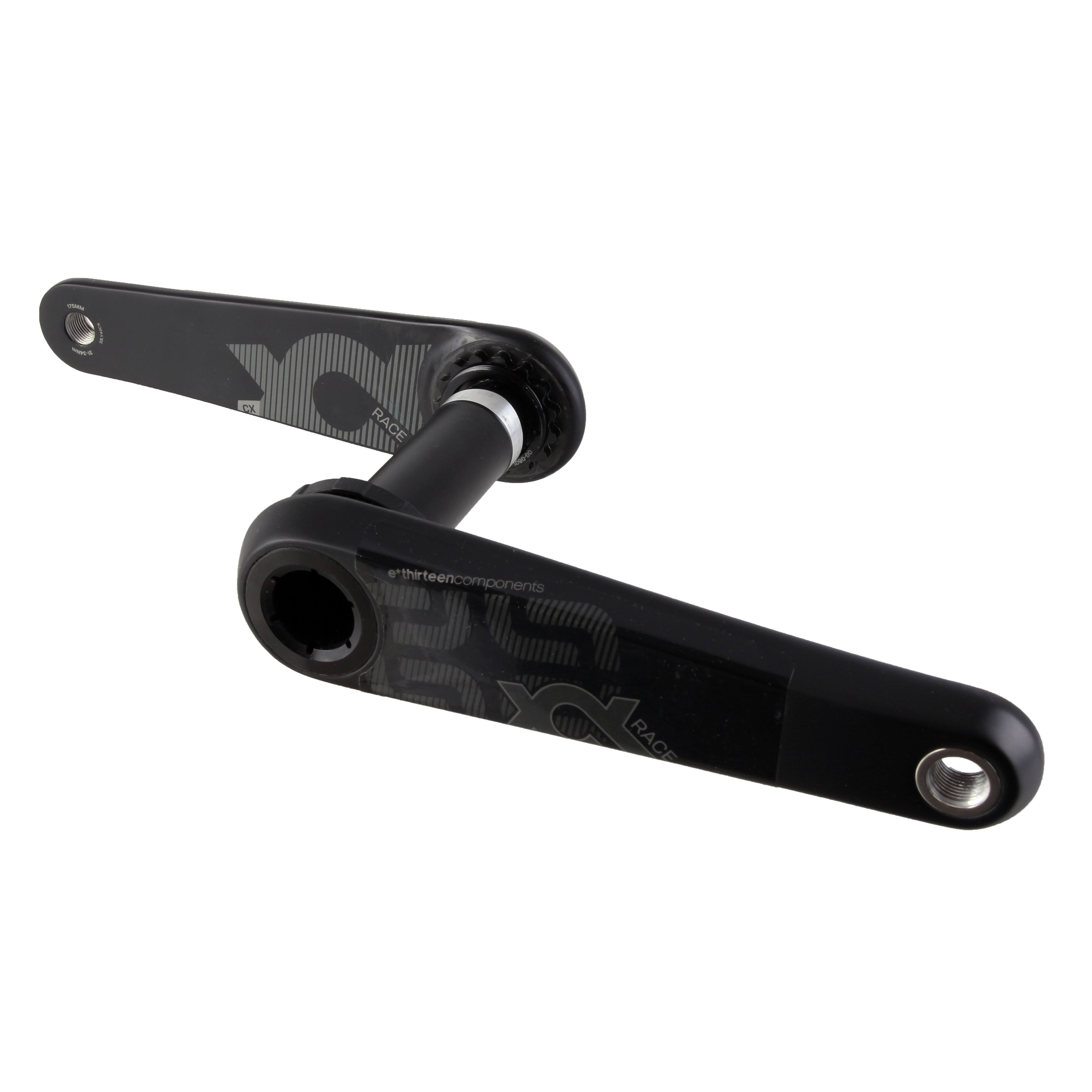 e*thirteen XCX Race Carbon Gravel Crank (68mm) 175mm - Black