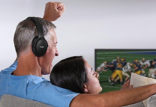 Sharper Image TV Wireless Headphones - Black Pack of 2