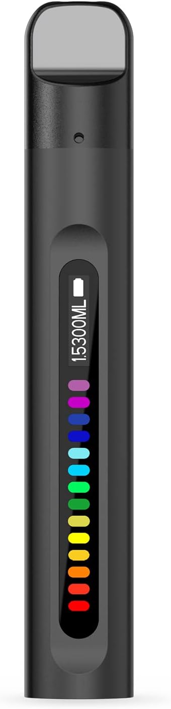 Breathing Exercise Device,Compact Guided Portable Breathing Trainer with Real-time Result Display to Improve Fitness and Sleep. Excellent for Athletes and Normal People