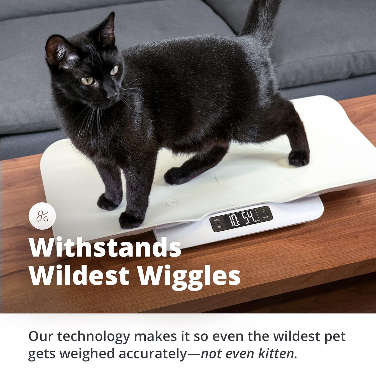 Greater Goods Digital Pet Scale - Accurately Weigh Your Kitten, Rabbit, or Puppy | with a Wiggle-Proof Algorithm, a Great Option as a Scale for Small Animals | Designed in St. Louis Pack of 2