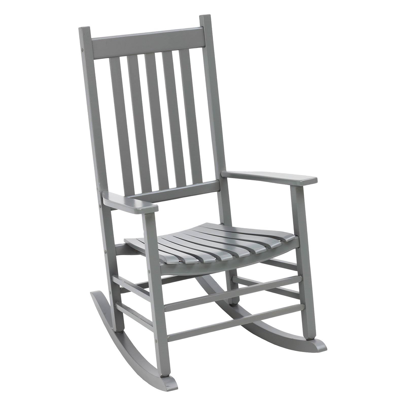 Jack Post Knollwood Gray Wood Rocking Chair