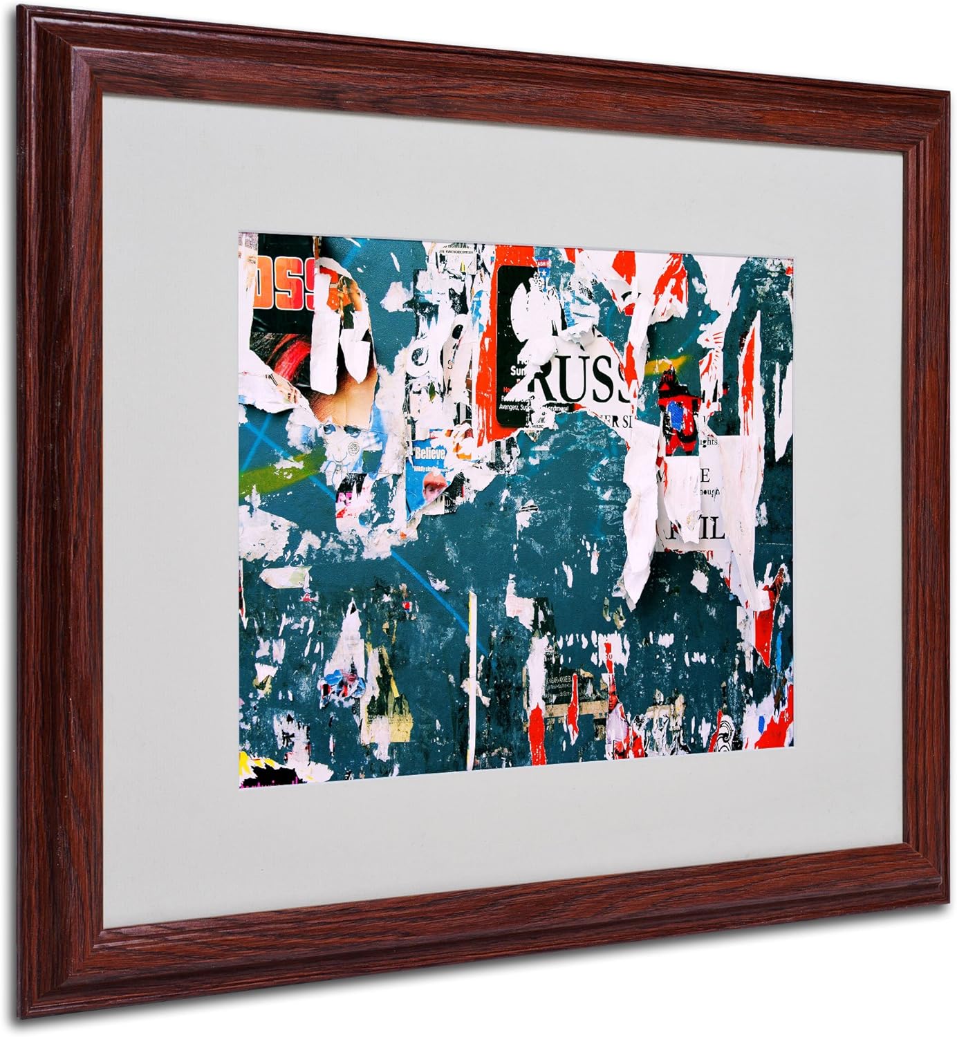 Yesterday's News Artwork by Beata Czyzowska Young, 16 by 20-Inch, Wood Frame Pack of 2