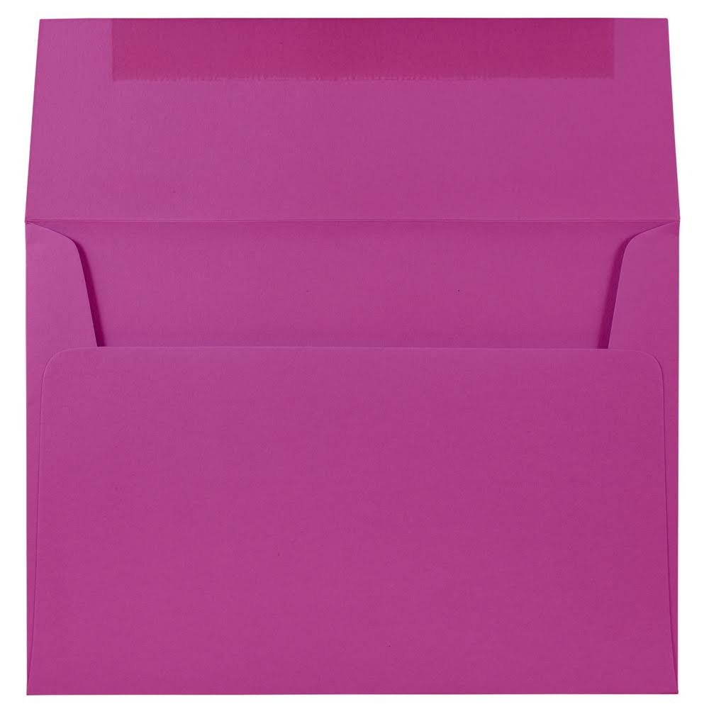 Jam Paper A7 Invitation Envelopes - 5 1/4 x 7 1/4 - Magenta Pink - 250/Pack