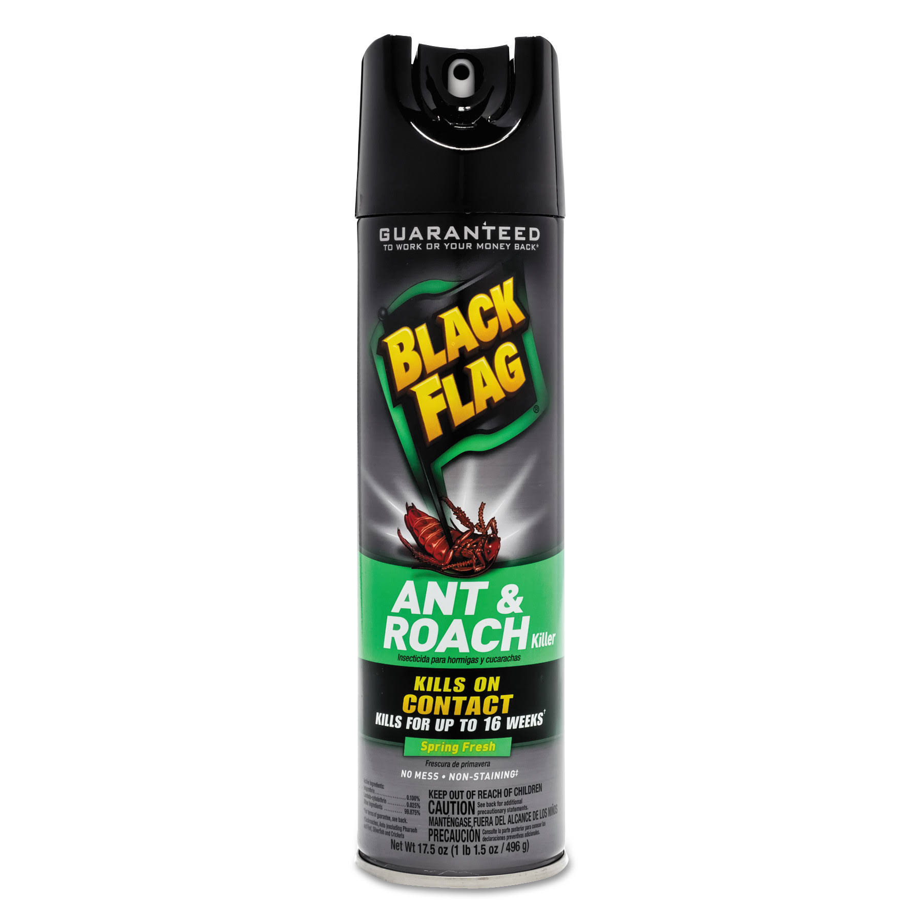 Black Flag Ant and Roach Killer, 17.5 oz, Aerosol, 12-carton