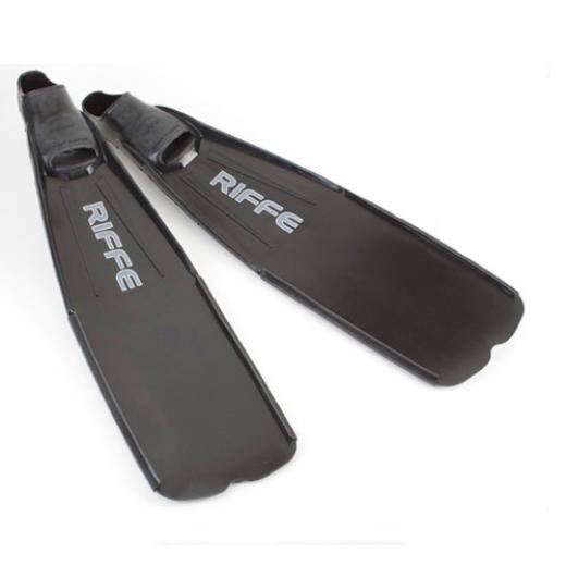 Riffe Silent Hunter Full Foot Free-Diving Fins, Black