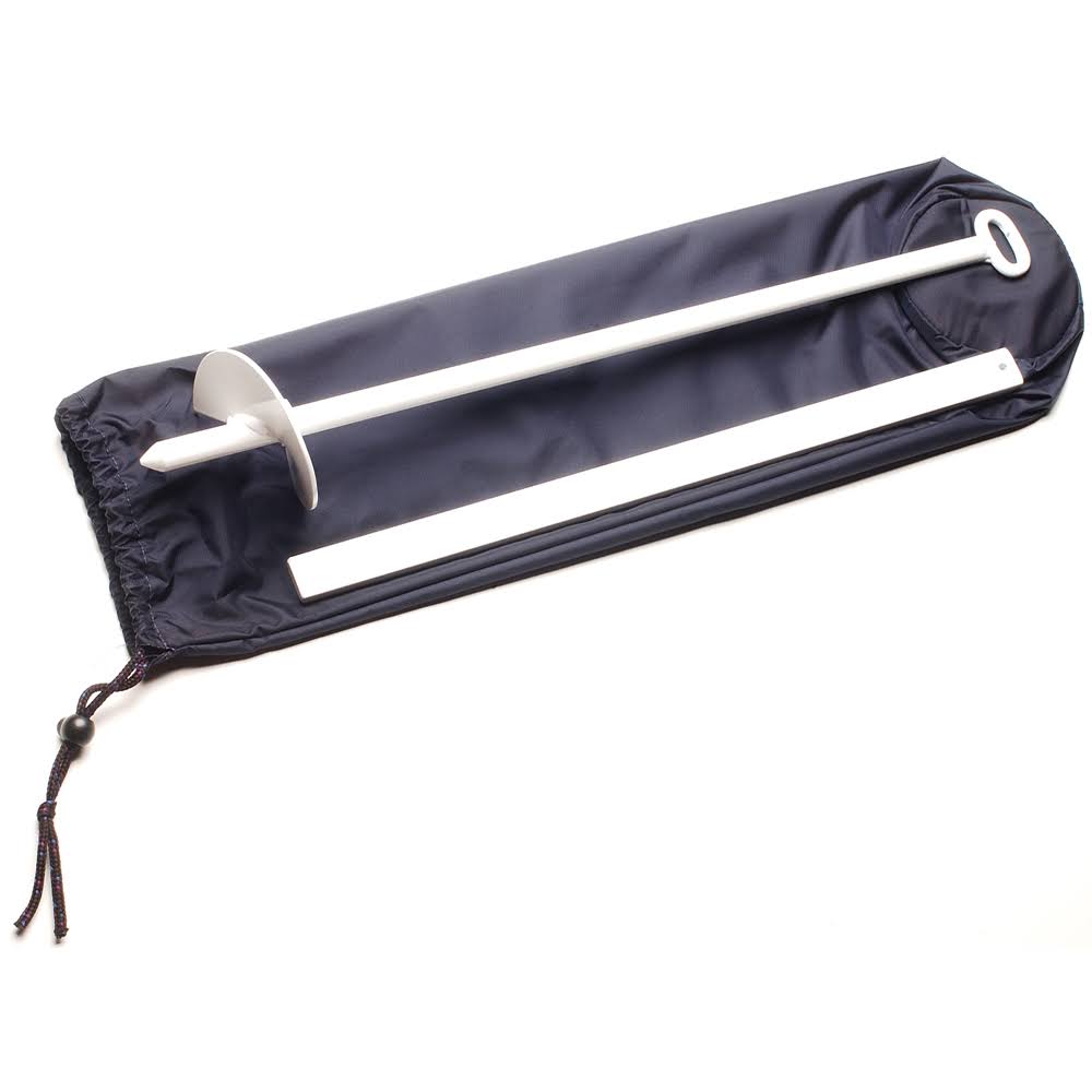 Ironwood Pacific Sand Anchor with Storage Bag, White, 22 x22 - 2 pack