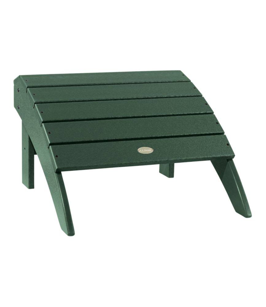 All-Weather Adirondack Footstool Green | L.L.Bean