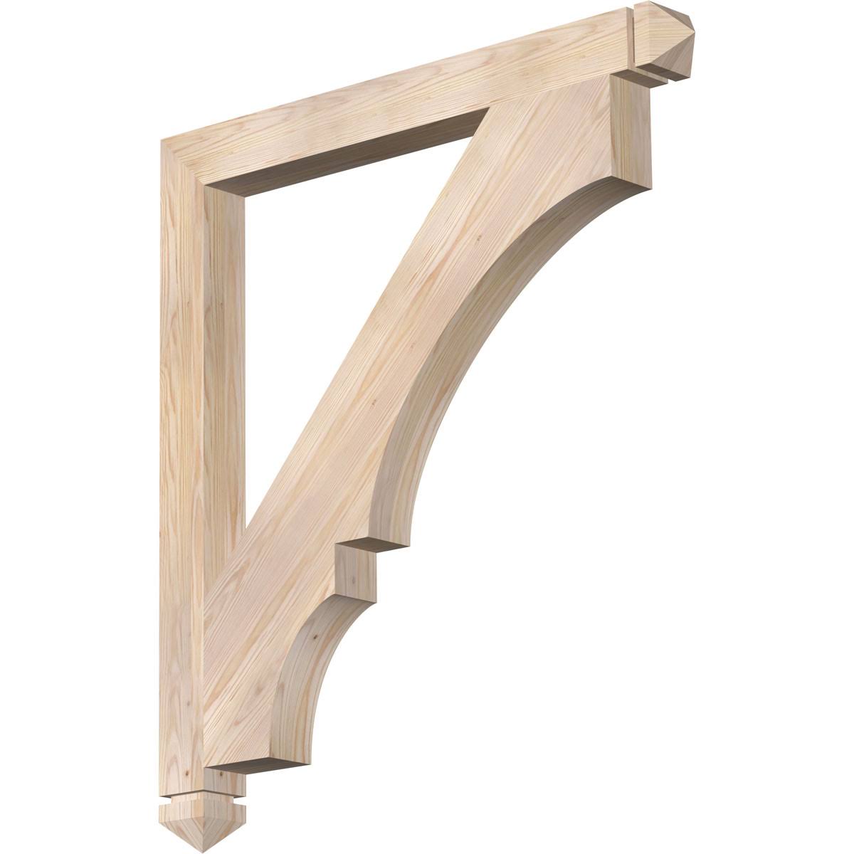 3 1/2x22W x 38x22D x 42x22H Balboa Arts u0026 Crafts Smooth BRACKET, Douglas Fir