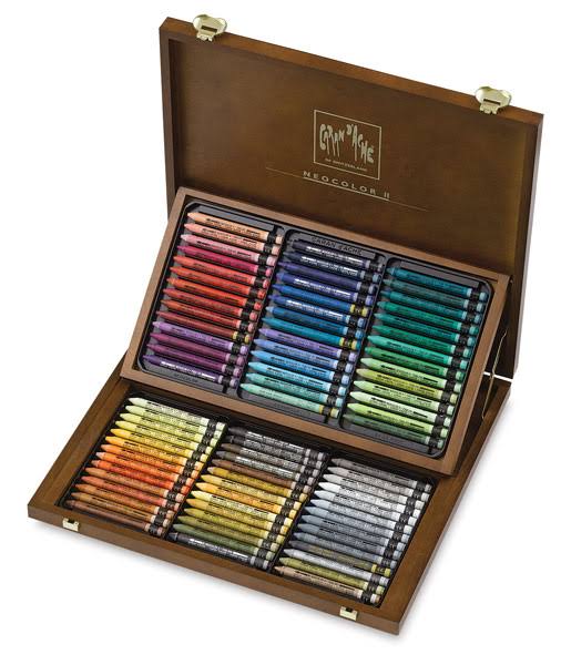 Caran d&Ache | Neocolor II Wood Box Set of 84