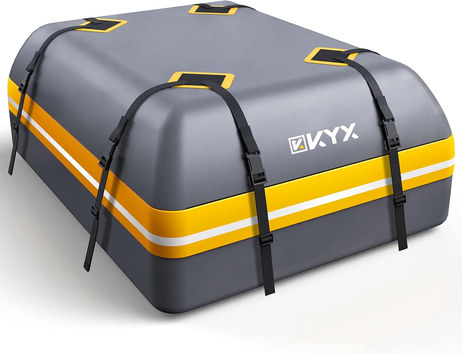 Rooftop Cargo Carrier &ndash; 1000D Rooftop Cargo Carrier Bag, 15Cu.ft. Soft Car Carrier Bag for 6-8 Medium Suitcases, 100% Waterproof Car Bag for All Vehicle with/Without Rack, Military-Grade PVC Roof Bag