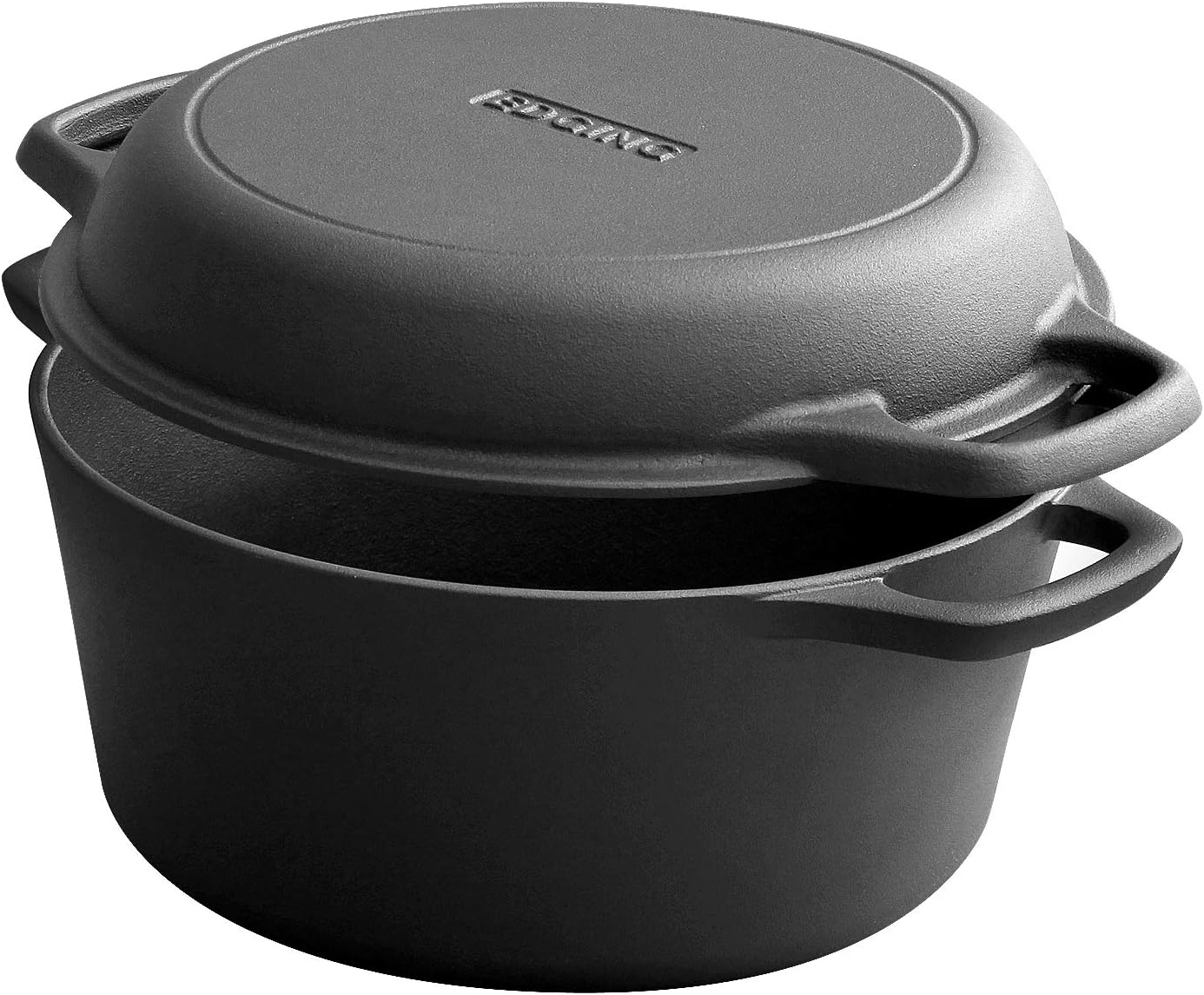 Cast Iron Skillet, Pre Seasoned Cast Iron Pan,17 Inch Deep Frying Pan With Double Assist Handle, Black Cast Iron Cookware for Kitchen/Indoor/Outdoor/Camping