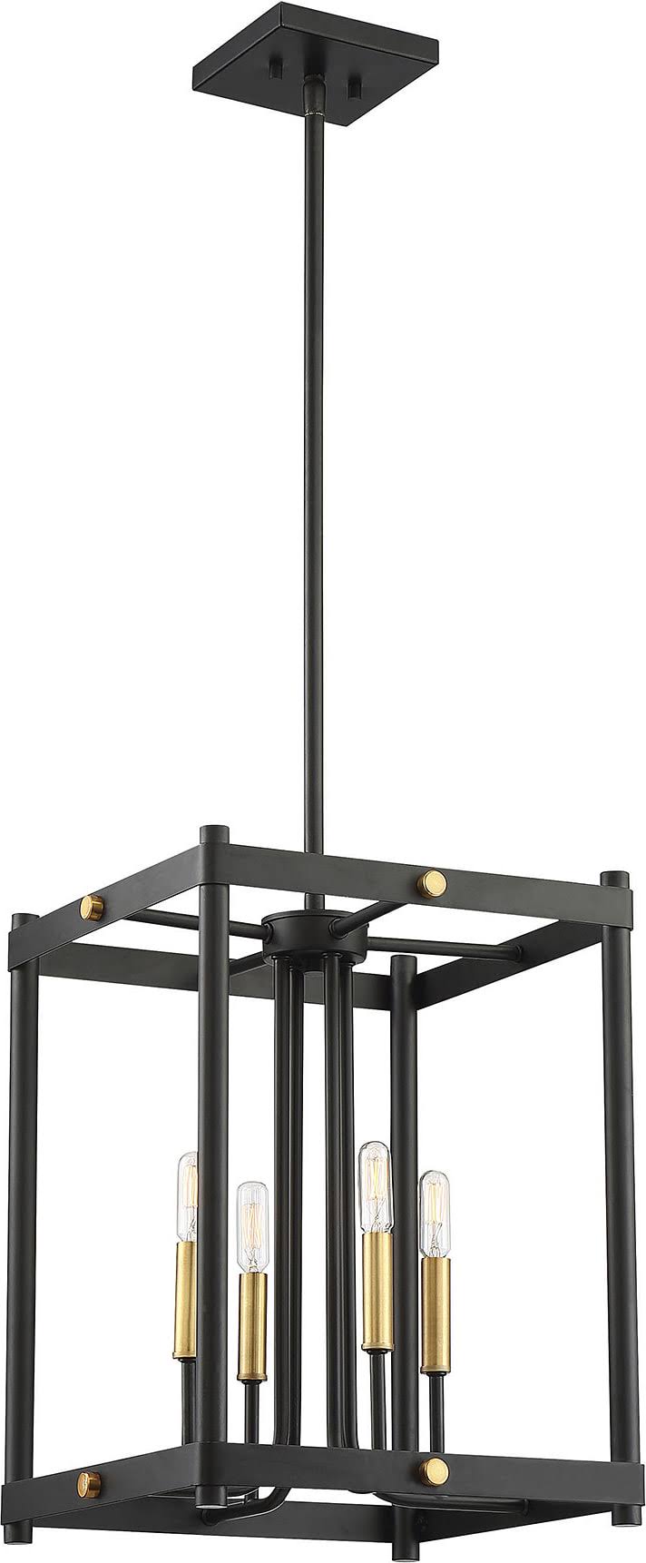Savoy House-3-2231-4-51-Fowler - 4 Light Foyer Vintage Black/Warm