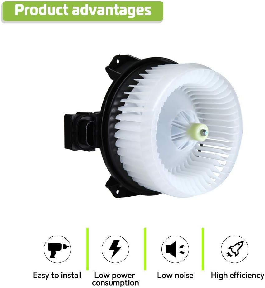 G008B Blower Motor Assembly for Buick/Cadillac/Dodge/Ford/Honda/Jeep/Lincoln/Toyota (Replaces # 25770668 700203)