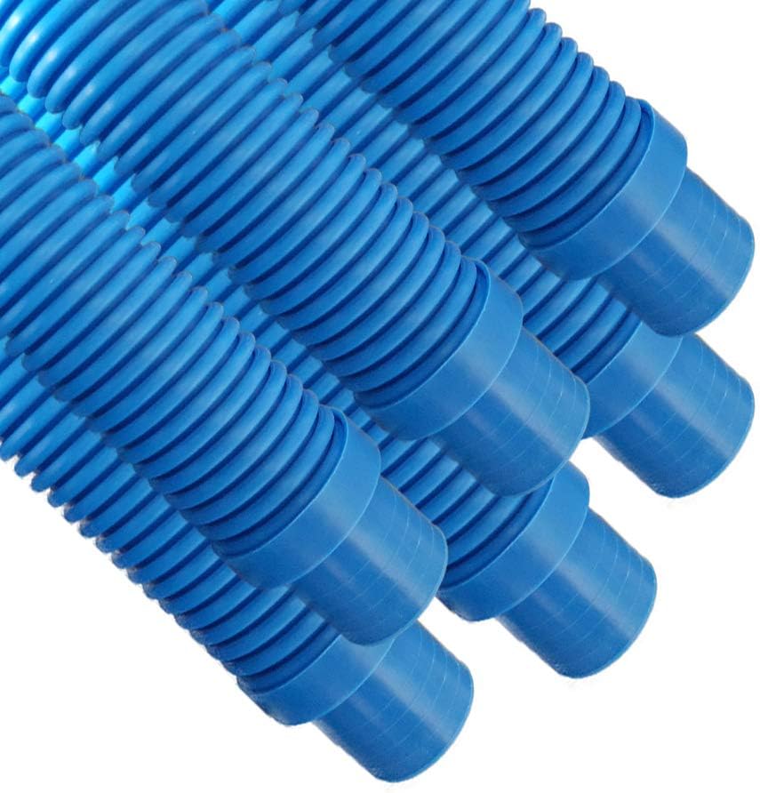 Puri Tech Universal Swimming Pool Cleaner Durable Hose 48 Long Blue Color 6 Pack Universal Fit Including Hayward Navigator, Pool Vac Ultra, AquaBug, Polaris ATV and More Pack of 2