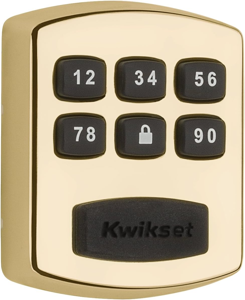 Kwikset 99050-004 Model 905 Value Lock Keyless Entry Electronic Keypad Deadbolt for Garage or Side Door, Venetian Bronze Pack of 2