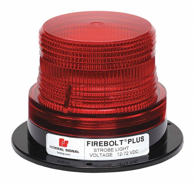 Federal Signal 220200-04 Beacon Light,red,flashing