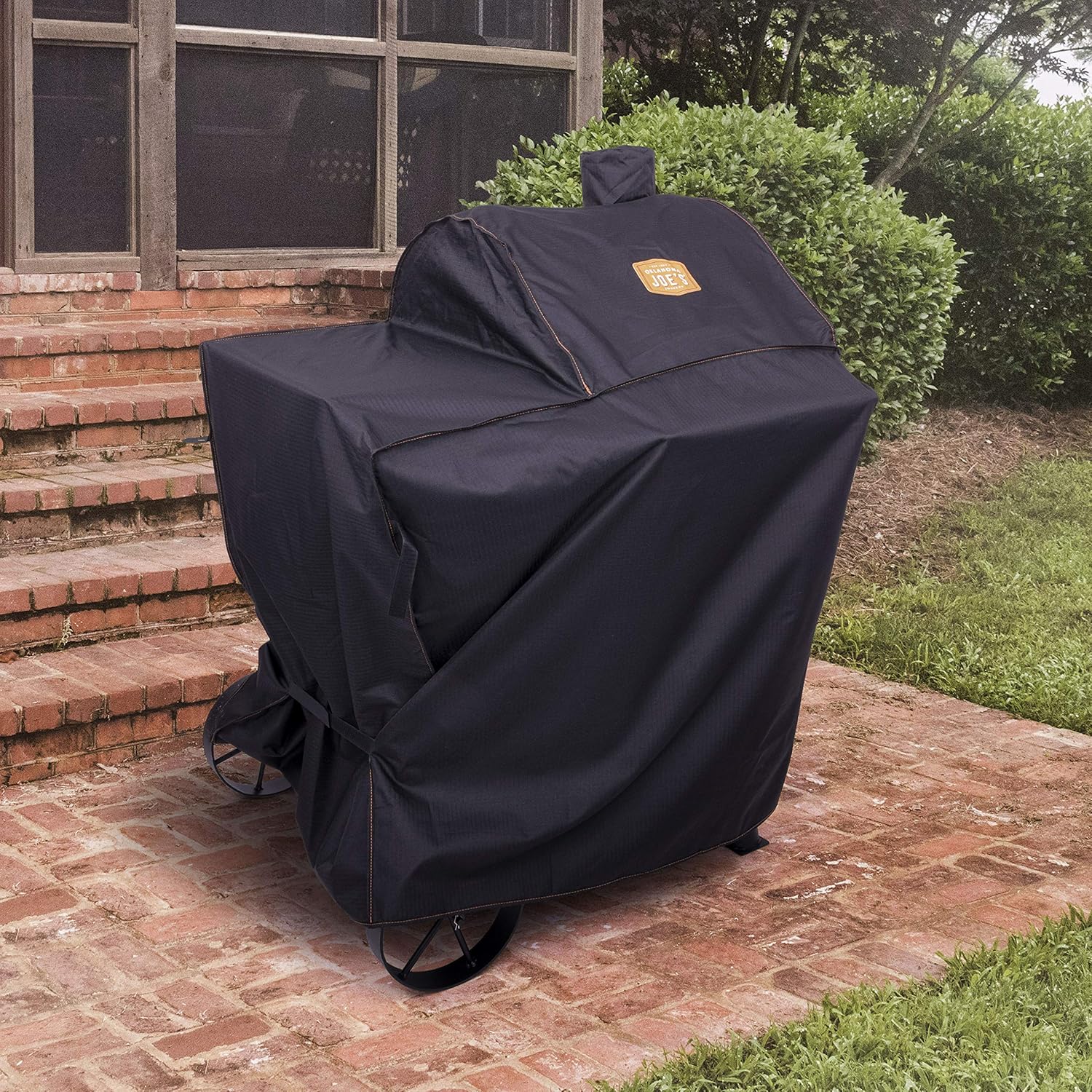 Oklahoma Joe's 6837566W04 Rider 600 Pellet Grill Cover, Black Pack of 2