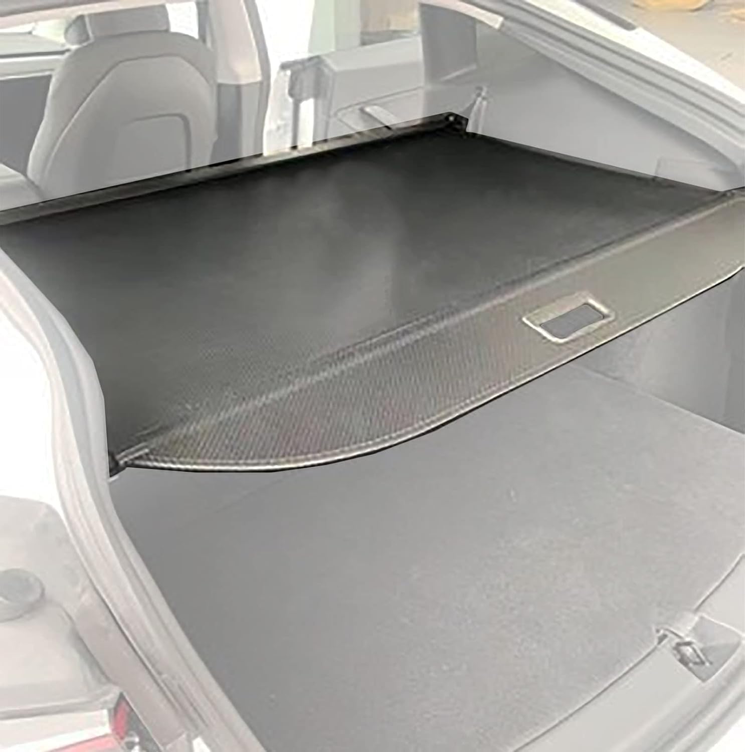 kaungka Cargo Rear Trunk Cover Retractable Cargo Cover Black Compatible with 2020-2022 Tesla Model Y