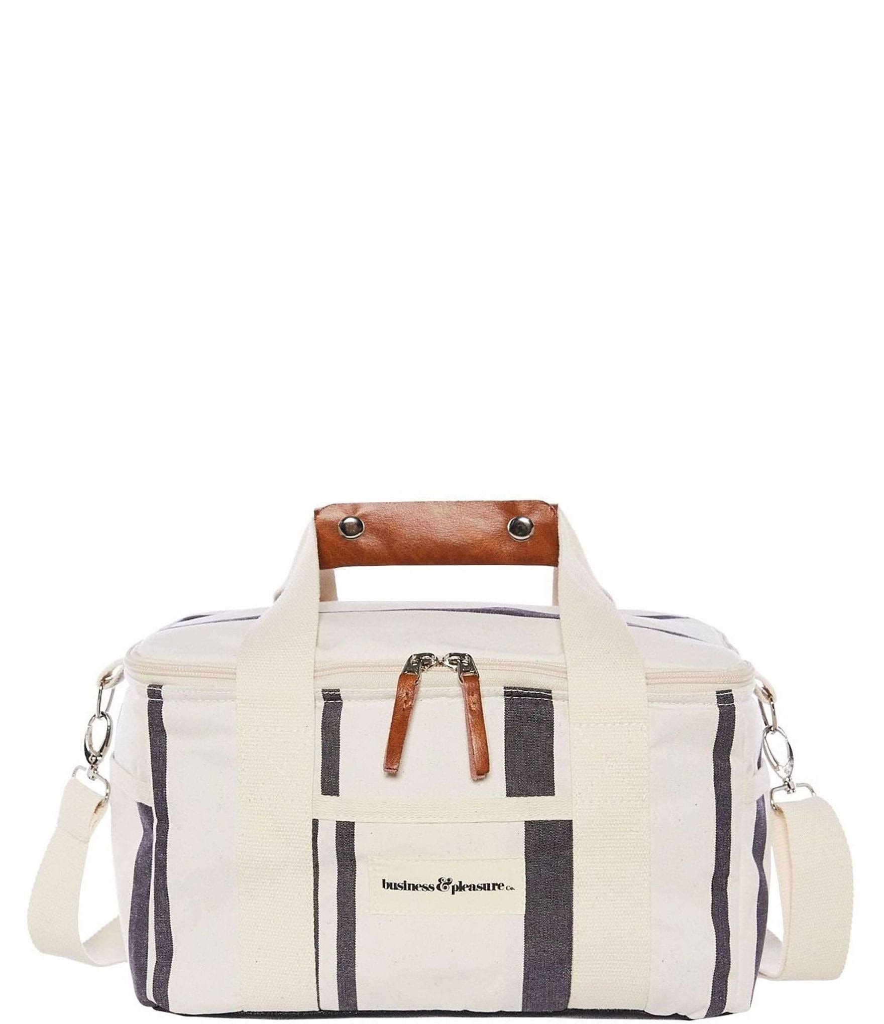 Business u0026 Pleasure Premium Cooler Bag - Vintage White/Black Stripe
