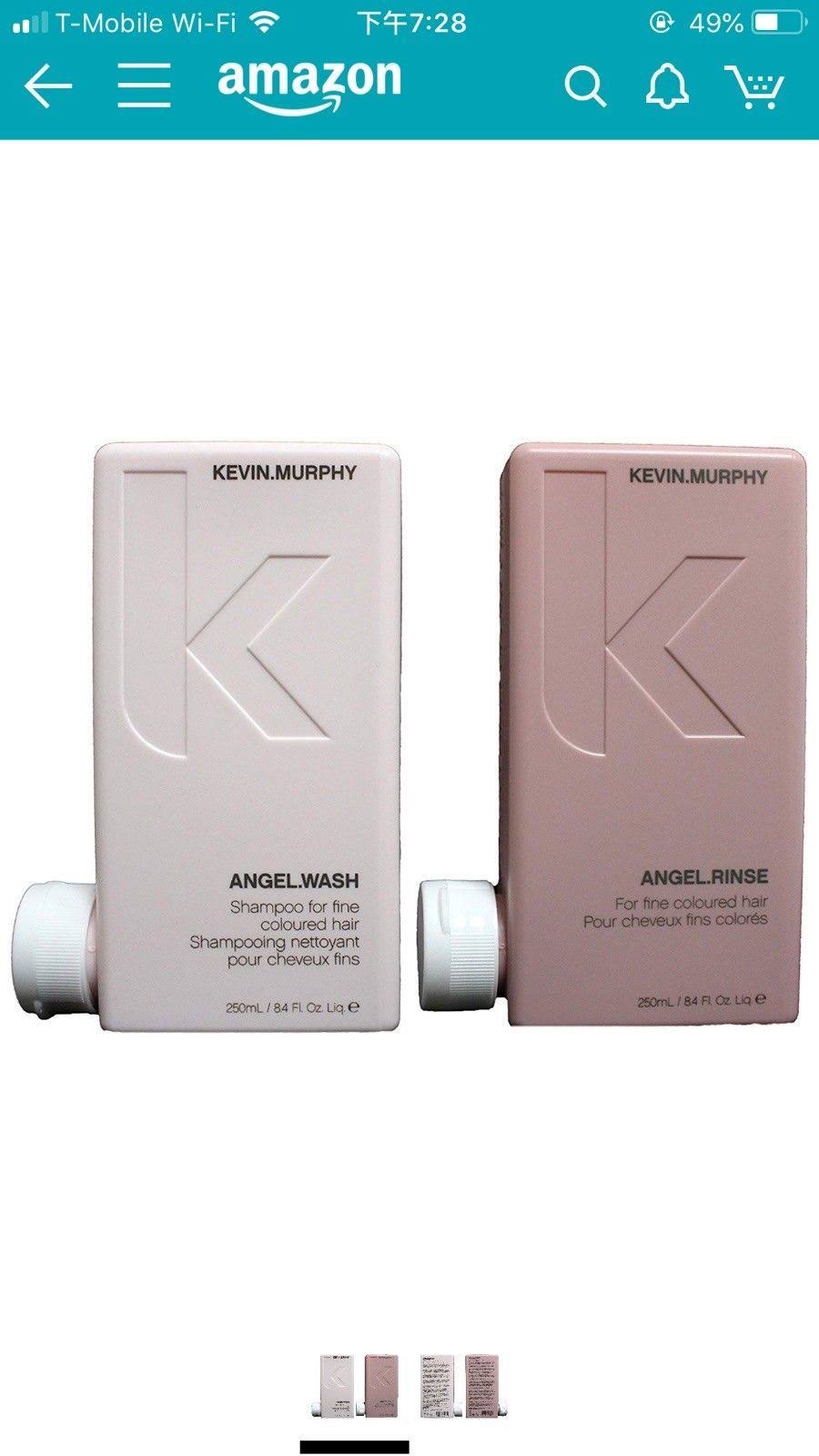 Kevin Murphy Angel Wash and Rinse Combo Set 250 ml/8.45 fl oz Liq. Each