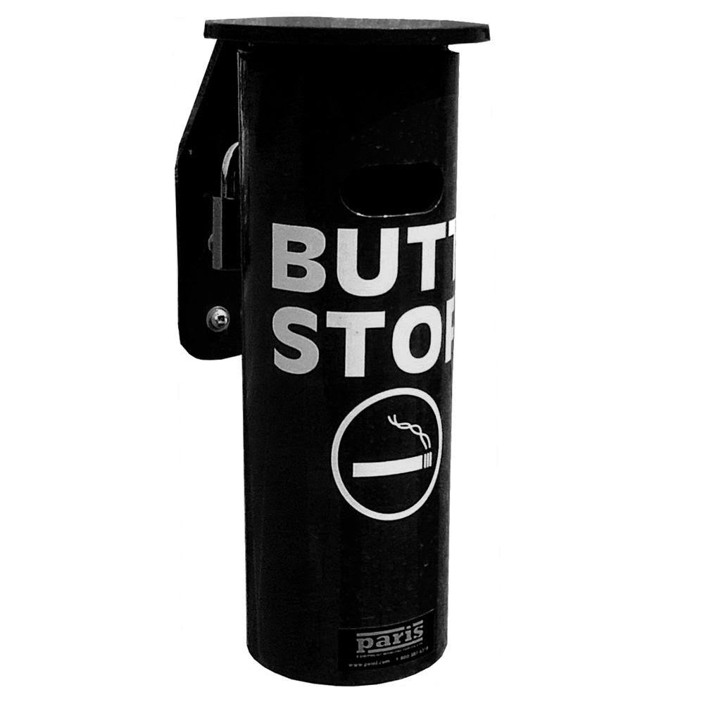 Paris 96 Cu. in. Black Side Mounted Ash Receptacle