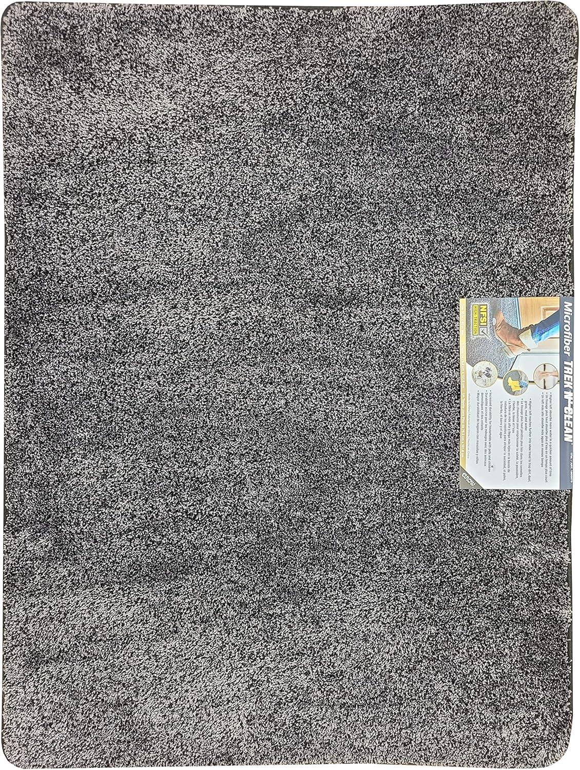 Trek N' Clean Microfiber NFSI High-Traction Mat Indoor/Outdoor 30x40