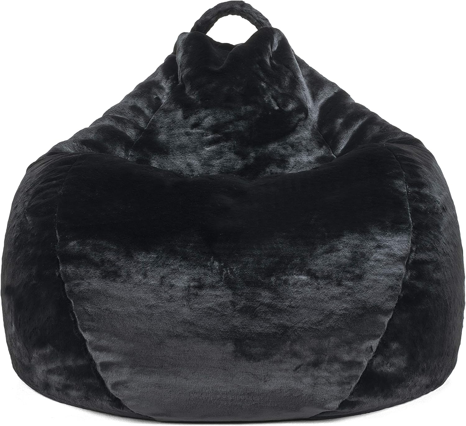 Session 0580138 Luxe Fur Dollop Chair, Black