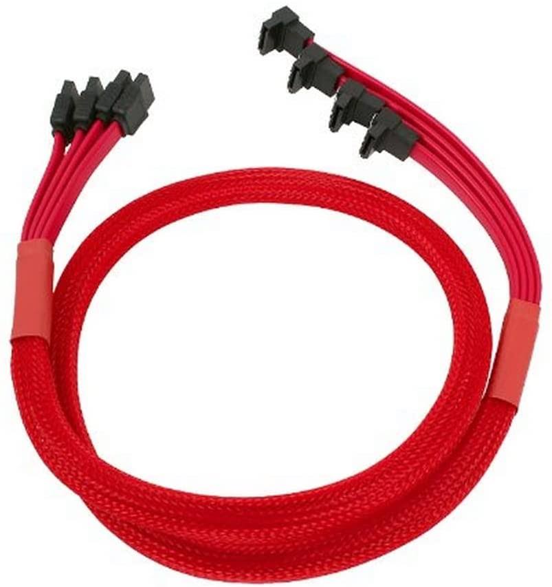 Nanoxia 900300033 4 x SATA 3.0 4 x SATA 3.0 Red Cable interface/gender Adapter